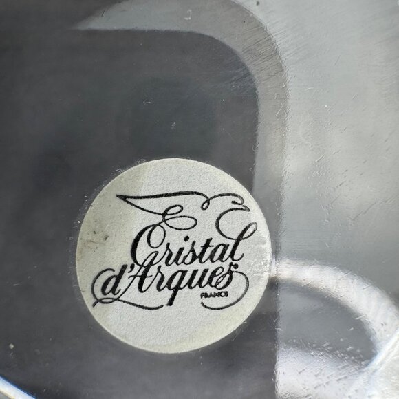 Crystal DArques France Genuine Lead Frosted Glass Bowl 3 Doves 10.5 in‎ Diameter - Picture 8 of 10